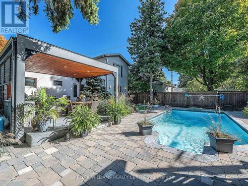 4 Child Drive, Aurora, ON - Outdoor With In Ground Pool With Deck Patio Veranda