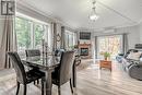 2 Jordan Lane, Huntsville, ON  - Indoor Photo Showing Dining Room With Fireplace 