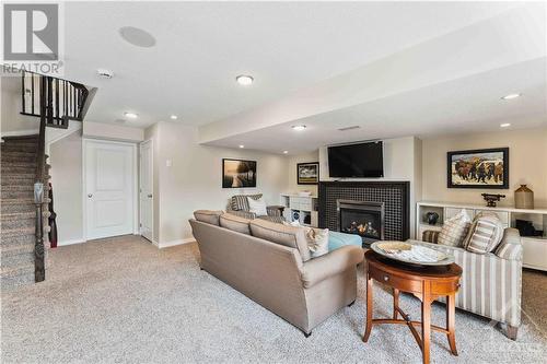 192 Akerson Road, Ottawa, ON - Indoor Photo Showing Living Room With Fireplace