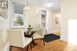 Dining area near the door to the porch - 