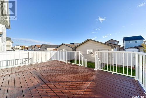 3366 Green Moss Lane, Regina, SK - Outdoor With Deck Patio Veranda With Exterior