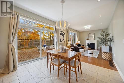 591 Fleetwood Drive, Oshawa (Eastdale), ON - Indoor Photo Showing Dining Room With Fireplace