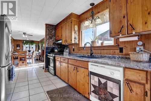 1976 Fish Lake Road, Prince Edward County (Sophiasburgh), ON - Indoor Photo Showing Kitchen With Double Sink