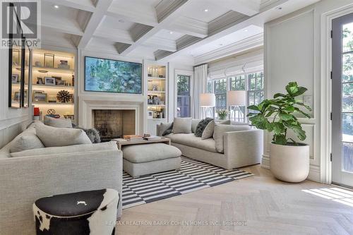 185 Dawlish Avenue, Toronto, ON - Indoor Photo Showing Living Room With Fireplace