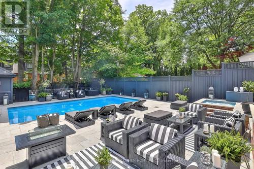 185 Dawlish Avenue, Toronto, ON - Outdoor With In Ground Pool With Deck Patio Veranda With Backyard