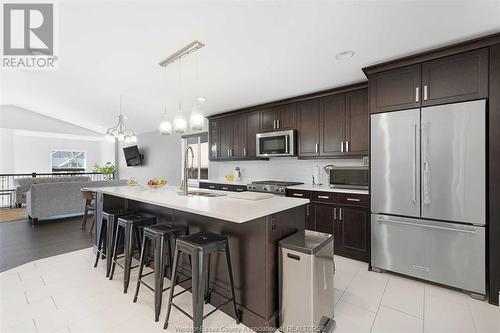 615 Donlon, Lasalle, ON - Indoor Photo Showing Kitchen With Double Sink With Upgraded Kitchen