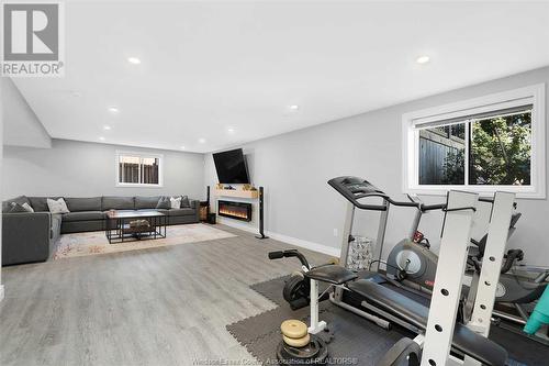 615 Donlon, Lasalle, ON - Indoor Photo Showing Gym Room