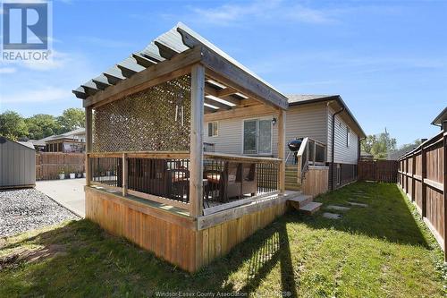 615 Donlon, Lasalle, ON - Outdoor With Deck Patio Veranda With Exterior