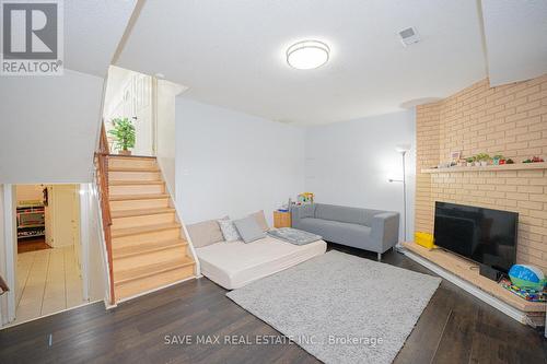 55 Crosswood Lane, Brampton, ON - Indoor Photo Showing Living Room With Fireplace