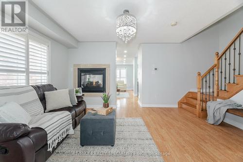 132 Tomabrook Crescent, Brampton, ON - Indoor Photo Showing Living Room With Fireplace