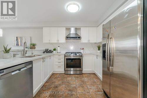 132 Tomabrook Crescent, Brampton, ON - Indoor Photo Showing Kitchen With Upgraded Kitchen