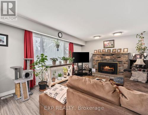 143 Westmount Drive N, Orillia, ON - Indoor Photo Showing Living Room With Fireplace