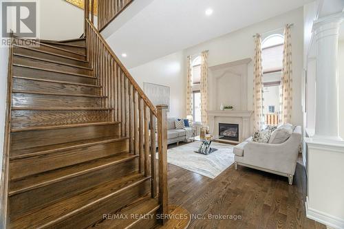 9 Silvershadow Terrace, Brampton, ON - Indoor Photo Showing Other Room With Fireplace