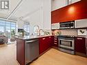 403 - 380 Macpherson Avenue, Toronto, ON  - Indoor Photo Showing Kitchen With Stainless Steel Kitchen With Double Sink 