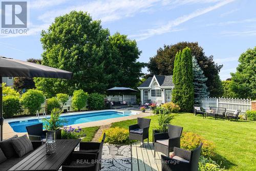 8670 Crayton Court, North Perth, ON - Outdoor With In Ground Pool With Backyard