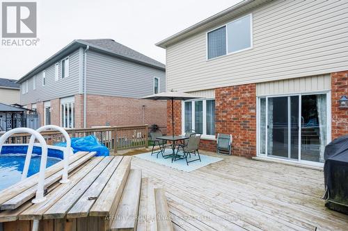 16 Lang Court, Kawartha Lakes (Lindsay), ON - Outdoor With Above Ground Pool With Deck Patio Veranda With Exterior