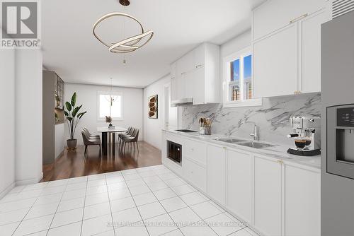 544 Manning Avenue, Toronto, ON - Indoor Photo Showing Kitchen With Double Sink