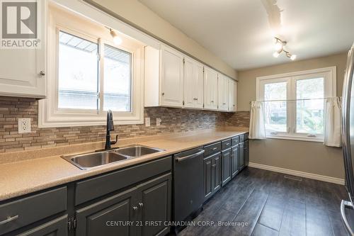 34 Blue Ridge Crescent, London, ON - Indoor Photo Showing Kitchen With Double Sink