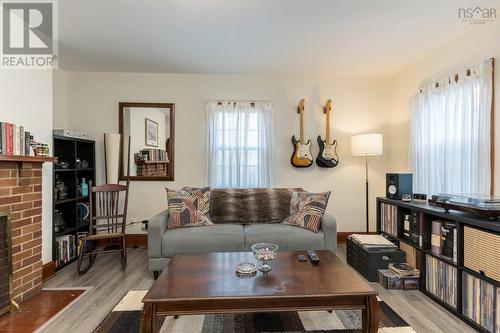 238 Nichols Avenue, Kentville, NS - Indoor Photo Showing Living Room With Fireplace