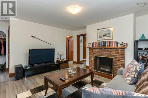 238 Nichols Avenue, Kentville, NS - Indoor Photo Showing Living Room With Fireplace