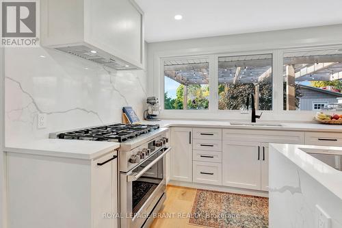 21 Franklin Street, Brantford, ON - Indoor Photo Showing Kitchen With Upgraded Kitchen