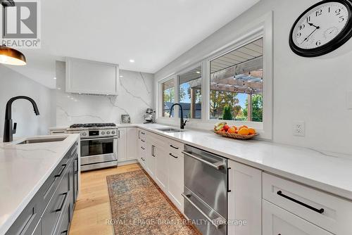 21 Franklin Street, Brantford, ON - Indoor Photo Showing Kitchen With Stainless Steel Kitchen With Upgraded Kitchen