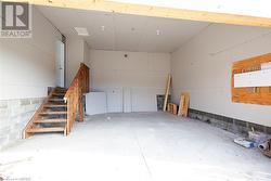 finished double garage - 