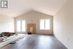 view of the kitchen from the living room - 