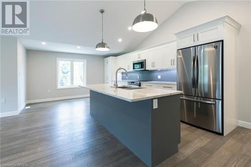 *Previously built model - 22 Silver Maple Lane, North Bay, ON - Indoor Photo Showing Kitchen With Upgraded Kitchen