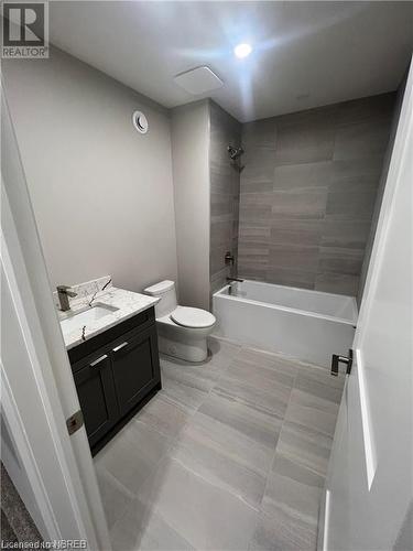 Basemnt bathroom *previously built model - 22 Silver Maple Lane, North Bay, ON - Indoor Photo Showing Bathroom