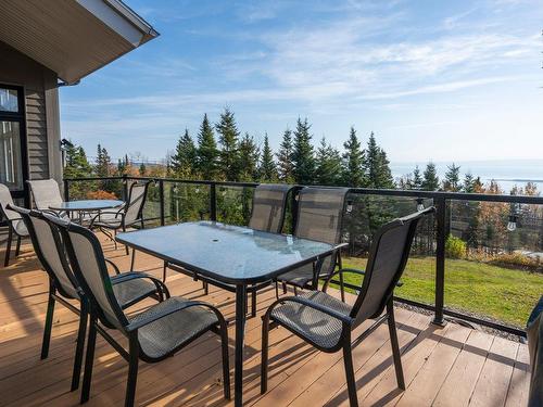 Terrasse - 410 Ch. Catherine-Delzenne, Les Éboulements, QC - Outdoor With Deck Patio Veranda With Exterior