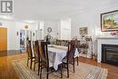 215 - 2085 Amherst Heights Drive, Burlington, ON  - Indoor Photo Showing Dining Room With Fireplace 