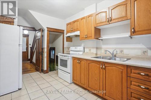 16 Senator Avenue, Hamilton, ON - Indoor Photo Showing Kitchen With Double Sink