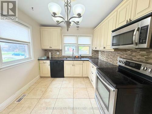 105 Kings Forest Drive, Hamilton, ON - Indoor Photo Showing Kitchen With Double Sink