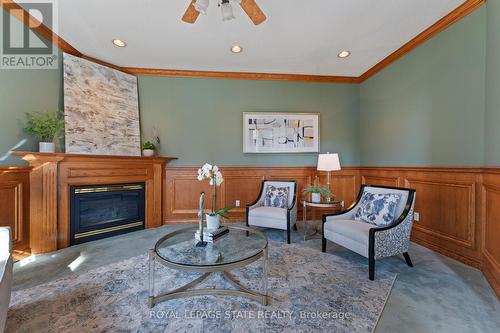 205 Greenbriar Road, Hamilton, ON - Indoor Photo Showing Other Room With Fireplace