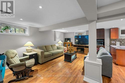 758 Annamore Road, Mississauga, ON - Indoor Photo Showing Living Room With Fireplace