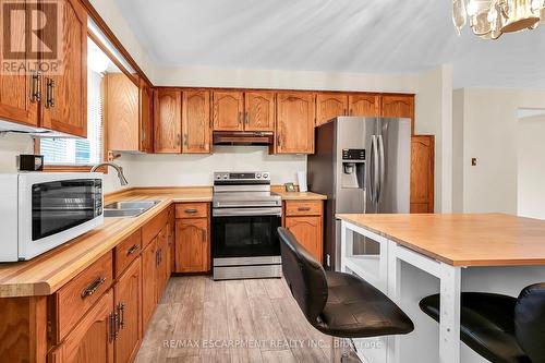 541 Limeridge Road E, Hamilton, ON - Indoor Photo Showing Kitchen With Double Sink