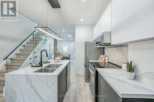 191 Parkmount Road, Toronto, ON - Indoor Photo Showing Kitchen With Double Sink