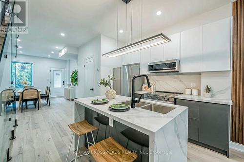 191 Parkmount Road, Toronto, ON - Indoor Photo Showing Kitchen With Double Sink With Upgraded Kitchen