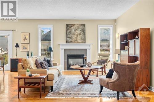 53 Cinnabar Way, Ottawa, ON - Indoor Photo Showing Living Room With Fireplace