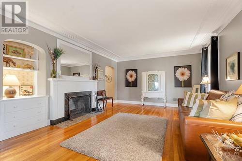 870 Riddell Avenue N, Ottawa, ON - Indoor Photo Showing Living Room With Fireplace