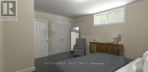 Virtually Staged - lower level bedroom - 966 Moy Crescent, London, ON - Indoor