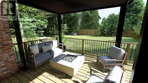 Virtually Staged - 966 Moy Crescent, London, ON - Outdoor With Deck Patio Veranda With Exterior