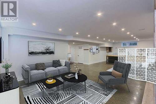 Lower - 69 Tilden Crescent, Toronto, ON - Indoor Photo Showing Living Room