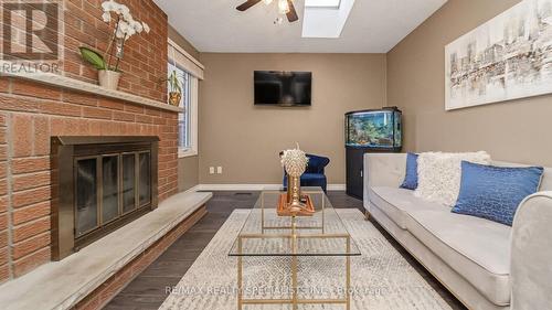 12 Willowcrest Court, Brampton, ON - Indoor Photo Showing Living Room With Fireplace