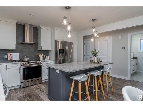 10213 75 St Nw, Edmonton, AB - Indoor Photo Showing Kitchen With Stainless Steel Kitchen With Upgraded Kitchen