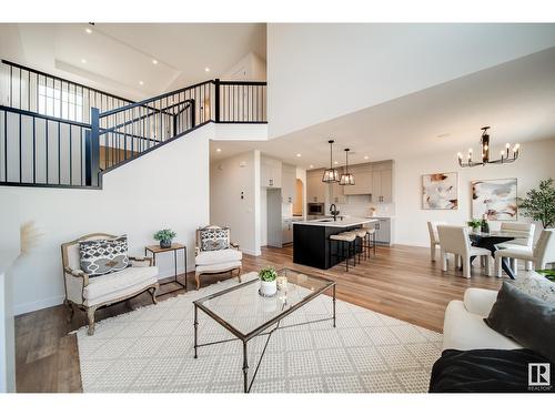 2035 165 St Sw, Edmonton, AB - Indoor Photo Showing Living Room