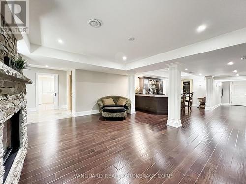 7 Cape George Trail, King, ON - Indoor Photo Showing Living Room With Fireplace