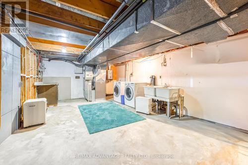 Utility room with newer washer and dryer - 3070 Sandpiper Trail, Plympton-Wyoming (Plympton Wyoming), ON - Indoor Photo Showing Basement