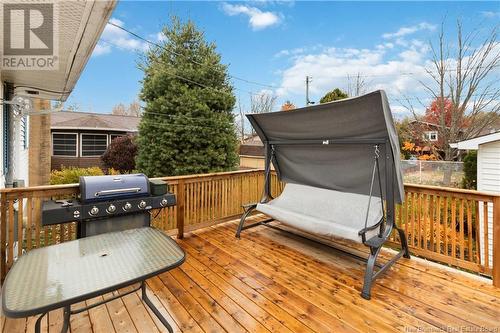 15 Hanbury Crescent, Moncton, NB - Outdoor With Deck Patio Veranda With Exterior